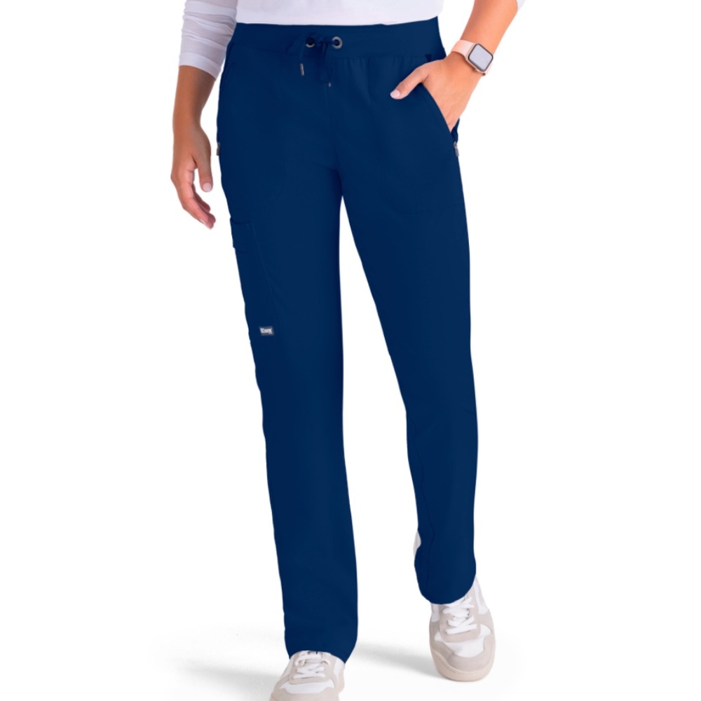 Grey’s Anatomy by Barco Impact Indigo Blue Scrub Pants Women’s Size LT